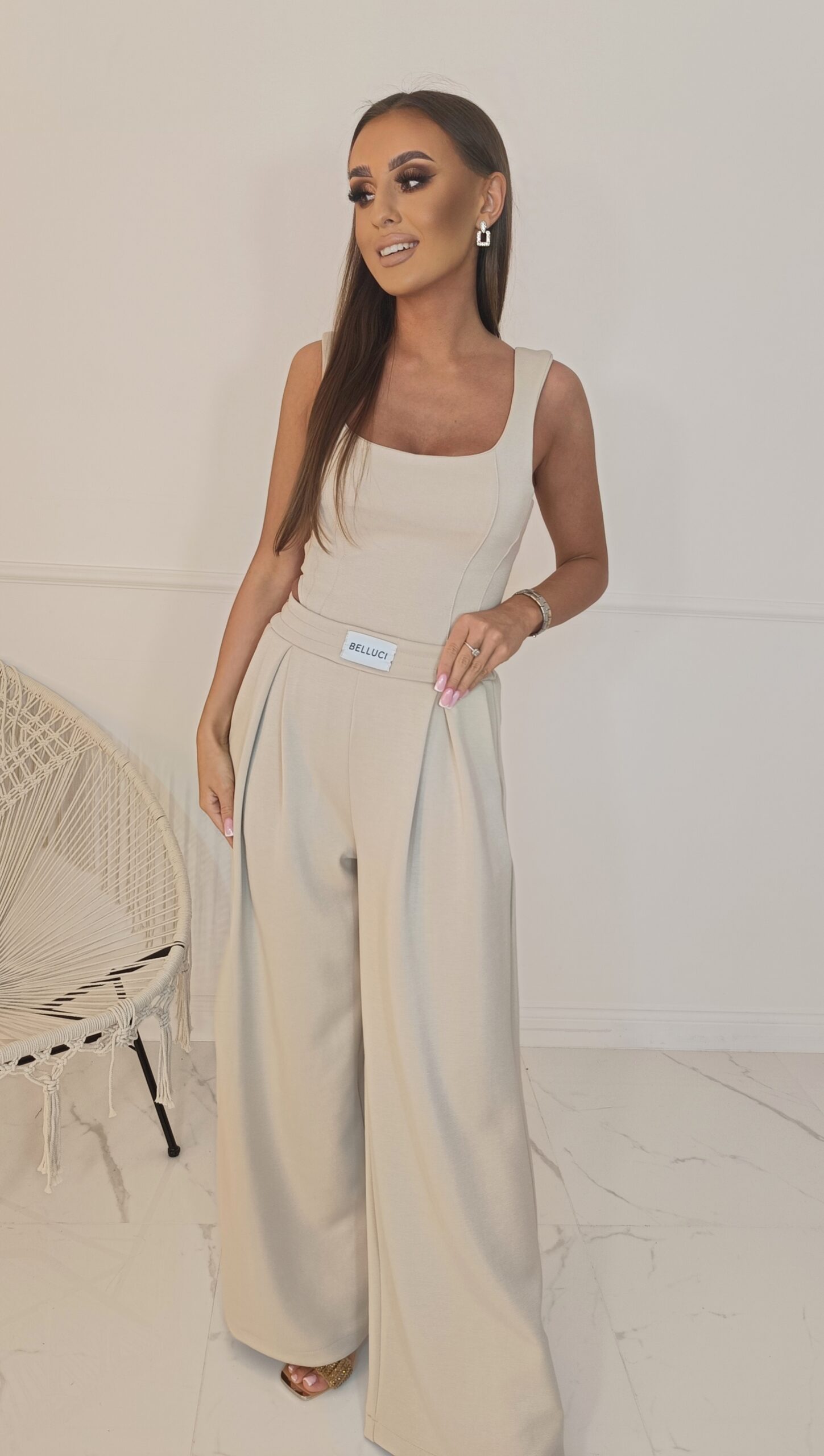 Dresowy komplet Marina beżowy Belluci