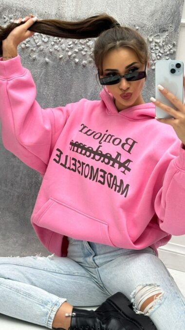 Bluza Bonjour / różowa